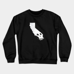 Skullifornia White Skull Crewneck Sweatshirt